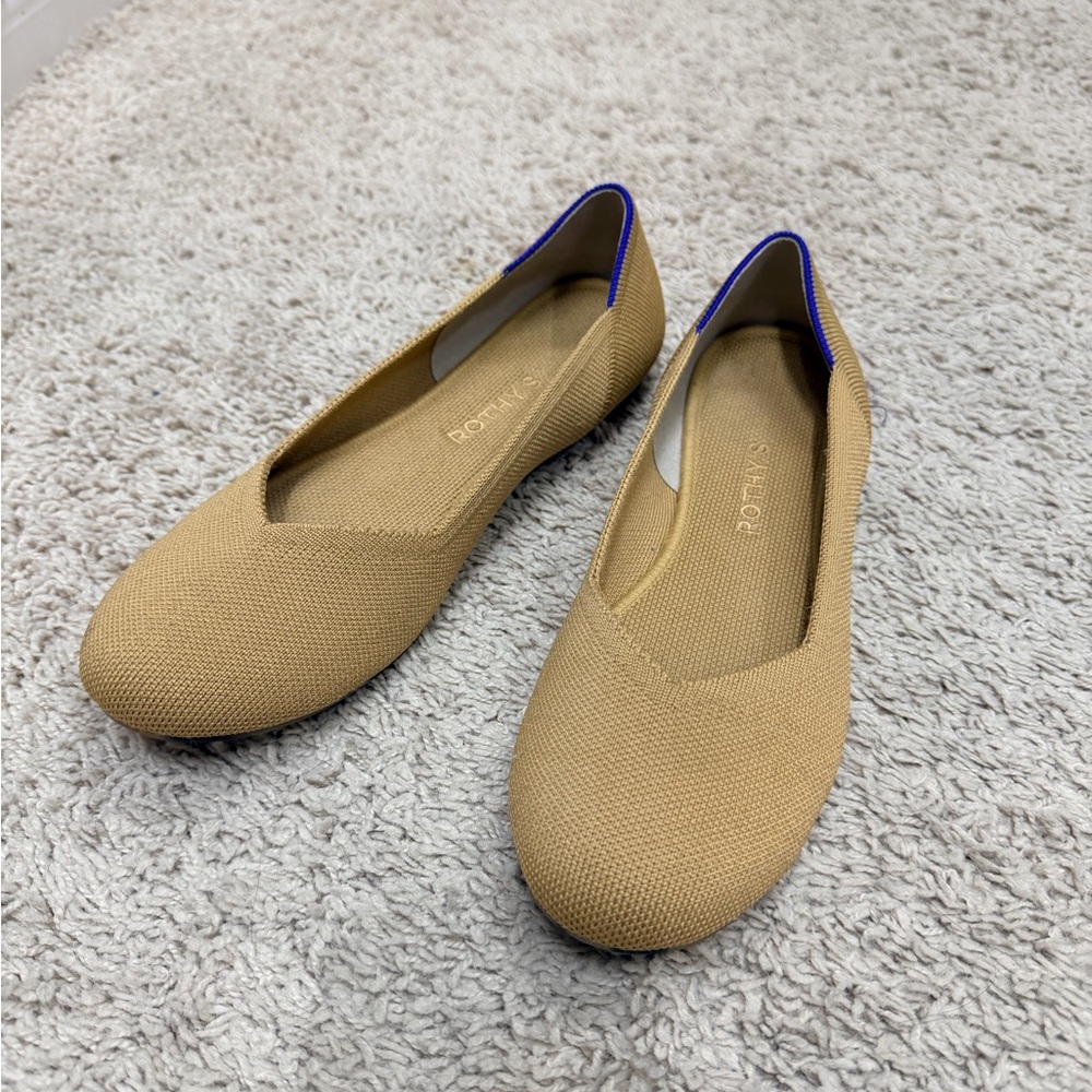 Rothy’s The Flat tan 9.5